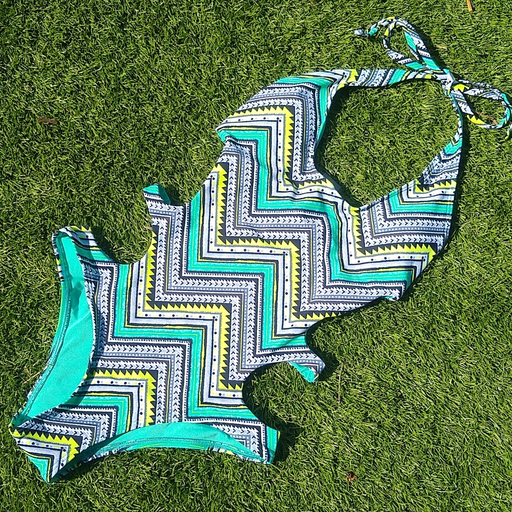 Aerie One-Piece Halter Swimsuit, XS